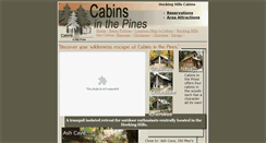 Desktop Screenshot of hockinghills-logcabins.com